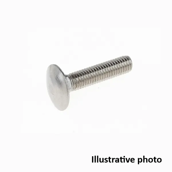 Carriage bolt M8 x 35, stainless steel