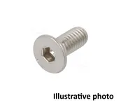 Set screw M3 x 6, flat, hex, stainless