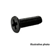 Screw M3 x 5, flat head Phillips, black