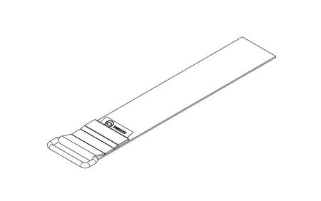 Heavy, canister strap right