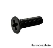 Screw M3 x 20, flat head Phillips, black #1