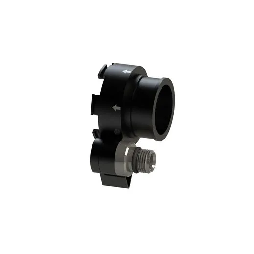 SM manual add valve (MAV) — left, inhale, diluent (38.1 (1 1/2")