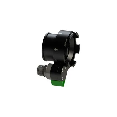 SM manual add valve (MAV) — right, exhale, oxygen (38.1 (1 1/2")