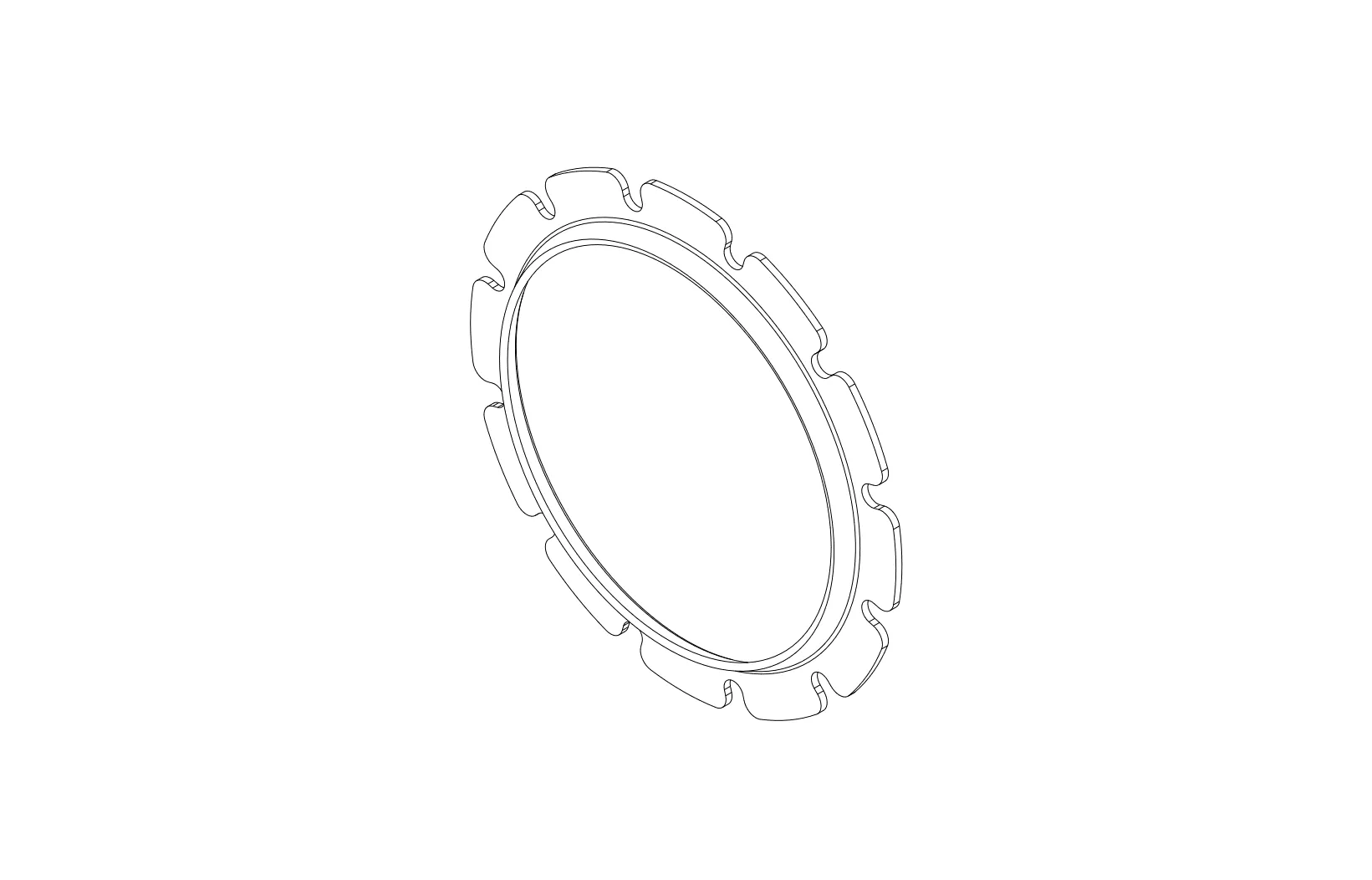 Radial scrubber XT, central seal - 0,5mm
