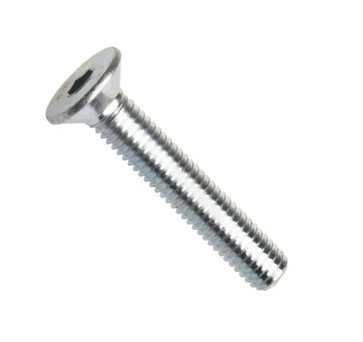 Screw M4 x 40, flat head hex, stainless